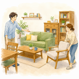 25. 家具（かぐ）— perabot rumah, mebel