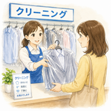 14. クリーニング — laundry, jasa pencucian pakaian