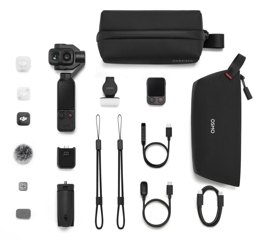 DJI Osmo Pocket 4P với thiết kế 2 ống kính nổi bật