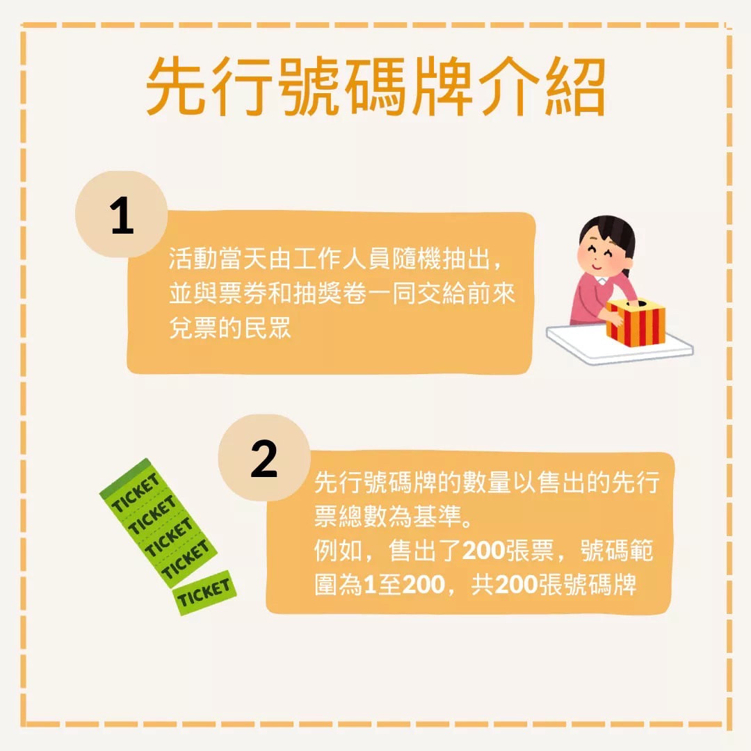 先行票說明 2