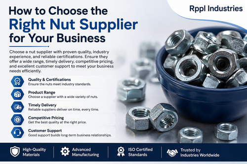 Choosing the right nut supplier is essential for businesses that depend on reliable, high-quality fasteners for manufacturing, automotive, construction, engineering, and industrial applications. A dependable supplier should provide nuts manufactured to consistent quality standards and meet relevant industry certifications. Product variety is another important factor, as businesses may require different sizes, materials, grades, finishes, and specifications for specific applications https://rpplindustries.com/high-volume-cnc-machining/