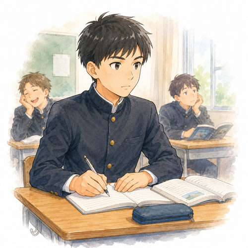 7. 真面目な（まじめな）— serius.png