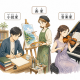 31. ～家（～か）— akhiran untuk orang atau ahli dalam bidang tertentu