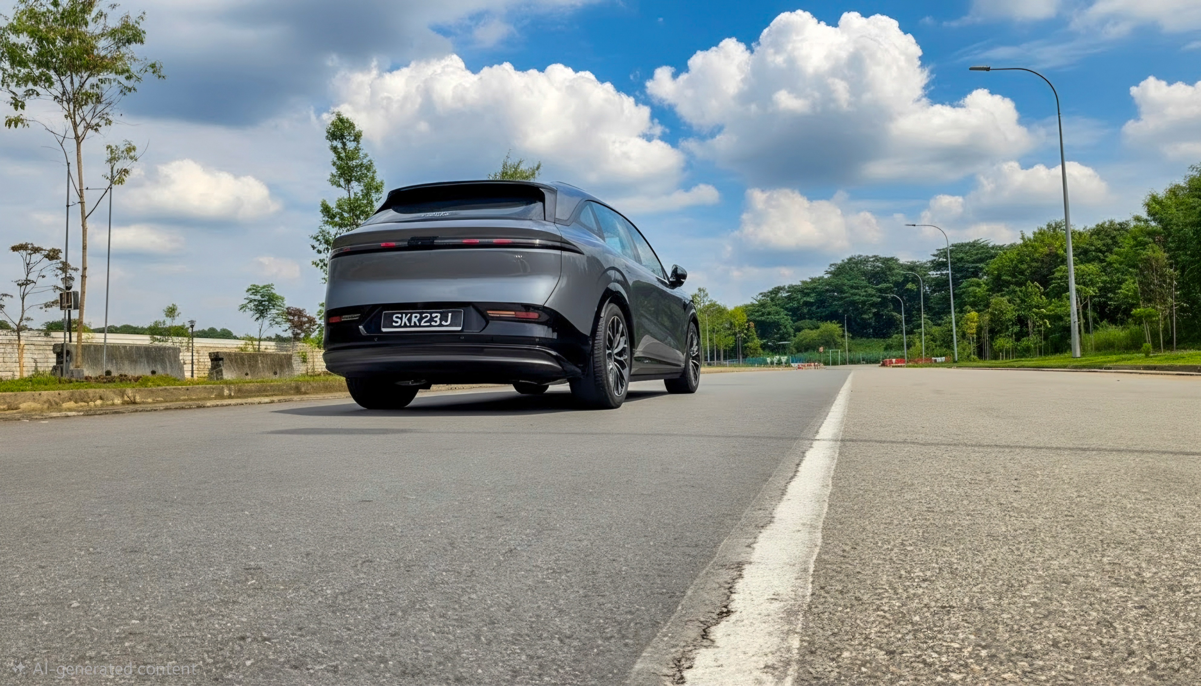 Zeekr 7X Performance rear view