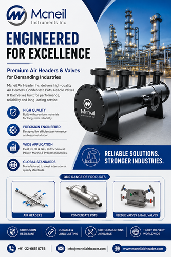 Air Header, Condensate Pot & Industrial Valve Manufacturer in India | Mcneil Air Header.png