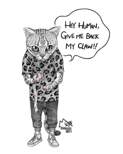 Artist shows Shocking Illustrations About Animal Abuse that many humans will surely be ashamed of 5e.jpg