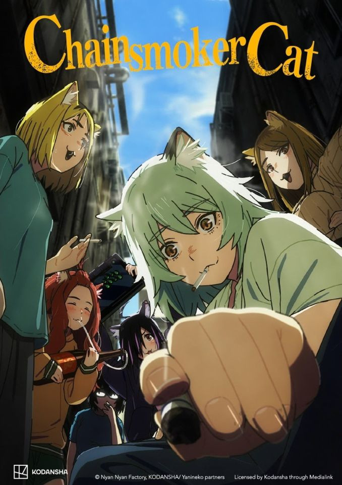 Chainsmoker Cat Season 1 Hindi Dubbed Episodes Download