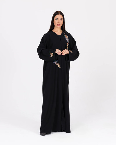Black Abaya Dubai | Black Embroidered Abaya for Women.jpg