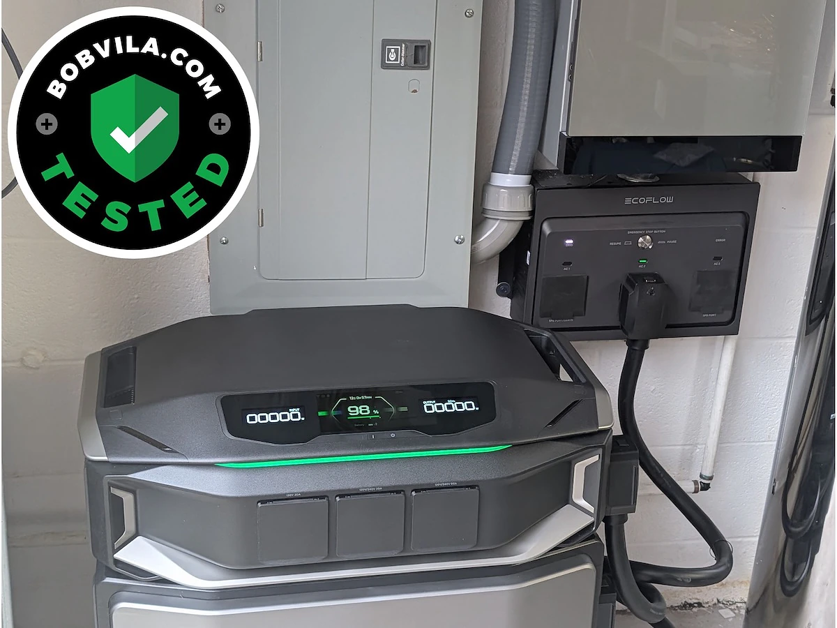 The EcoFlow Delta Pro Ultra X whole-house system after installation
