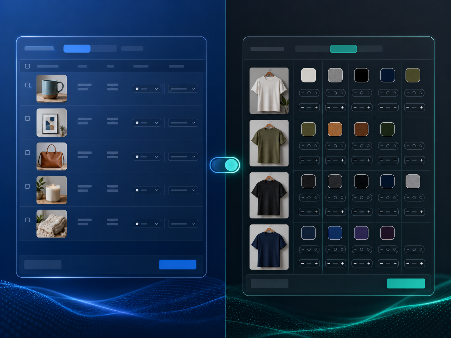 Listings mode and variations mode comparison