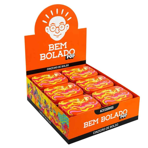 Cinzeiro de Bolso Bem Bolado Pop 6,3x5cm Display C10 Unidades (1)
