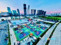 Sân Pickleball D JOY Bờ Sông Thủ Thiêm (Sân ngoài trời)