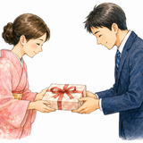 1. 贈答（ぞうとう）— pemberian dan penerimaan hadiah