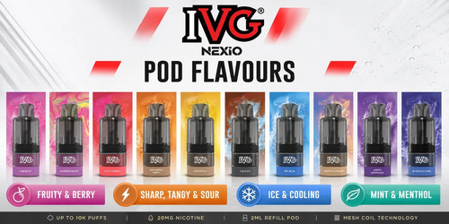 IVG Nexio Pods: Genuine Replacement Pods for Smooth, Long Lasting Vaping.jpg