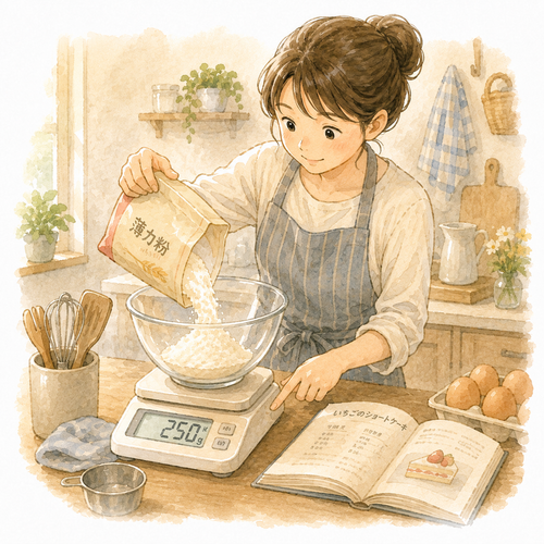 3. 量ります（はかります）— menimbang.png