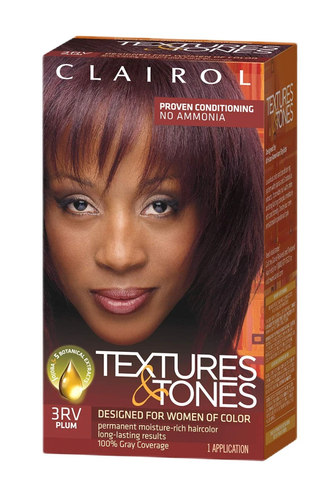 Clairol Textures & Tones Permanent Moisture Rich Color 3RV Plum.png