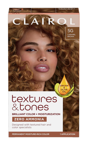 Clairol Textures & Tones Permanent Moisture Rich Color 5G Caramel Brown.png