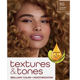 Clairol Textures &amp; Tones Permanent Moisture Rich Color 5G Caramel Brown