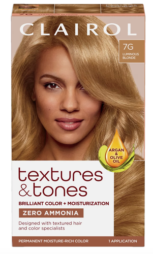 Clairol Textures & Tones Permanent Moisture Rich Color 7G Luminous Blonde.png