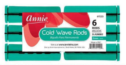 Annie Cold Wave Rods X Jumbo Green (12 Count) #1120.png