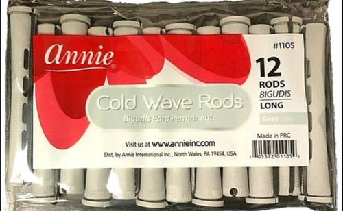 Annie Cold Wave Rods Long Gray (12 Count) #1105.png