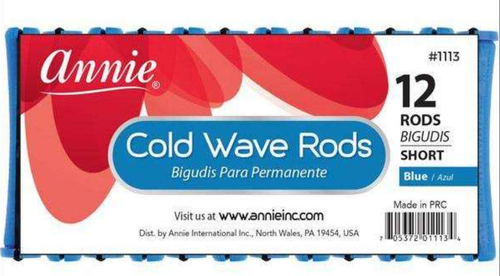 Annie Cold Wave Rods Short Blue (12 Count) #1113.png