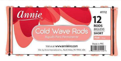 Annie Cold Wave Rods Short Pink (12 Count) #1112.png