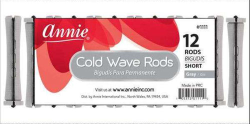Annie Cold Wave Rods Short Gray (12 Count) #1111.png