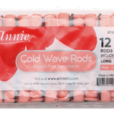 Annie Cold Wave Rods Long Pink (12 Count) #1106