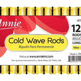 Annie Cold Wave Rods Long Yellow (12 Count) #1108
