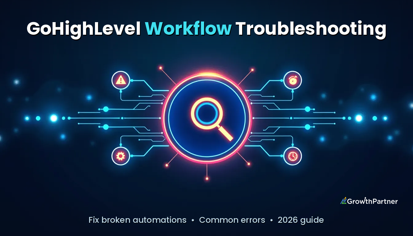GoHighLevel Workflow Troubleshooting: Fix Errors (2026) — HL Growth Partner, Dr Priya Jaganathan