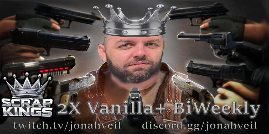 Баннер сервера ScrapKings 2X BiWeekly 5Max Vanilla+ No BP Wipes