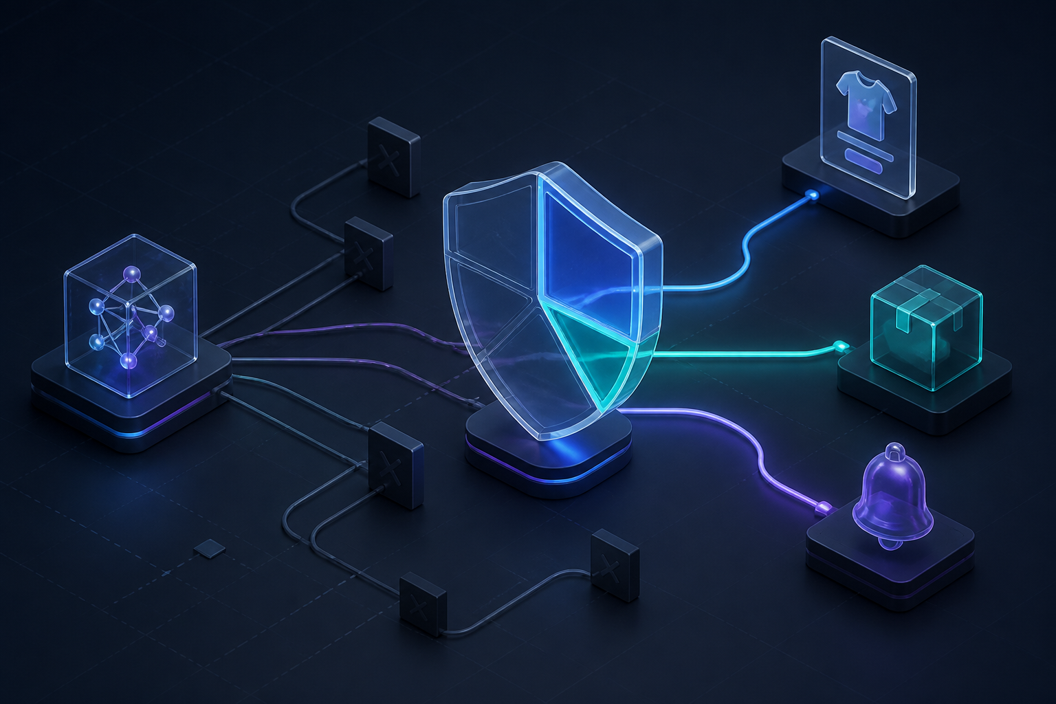 Scoped permissions gateway for ecommerce AI agents