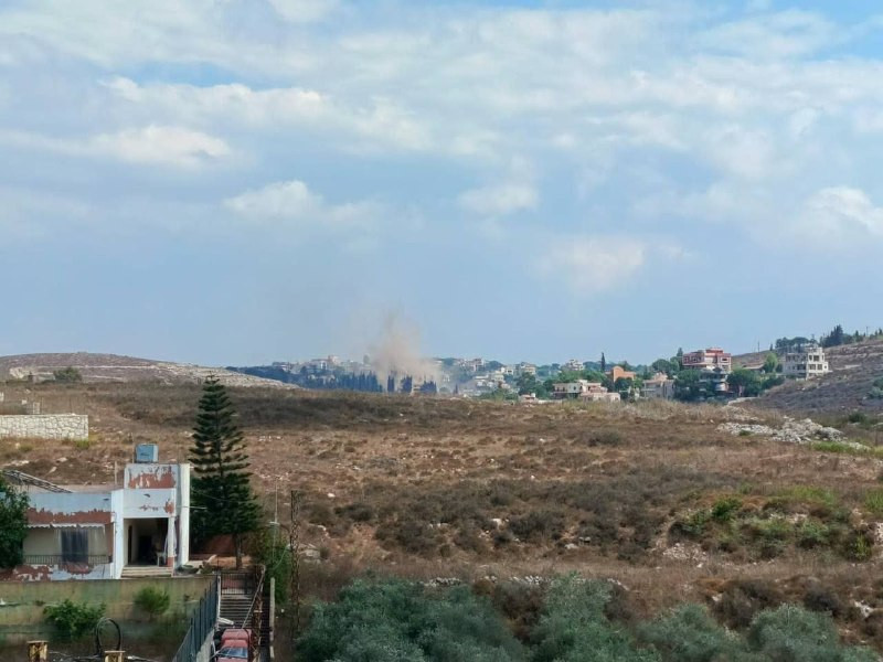 صورة| قصف مدفعي يستهدف بلدة زوطر الشرقية جنوب لبنان...