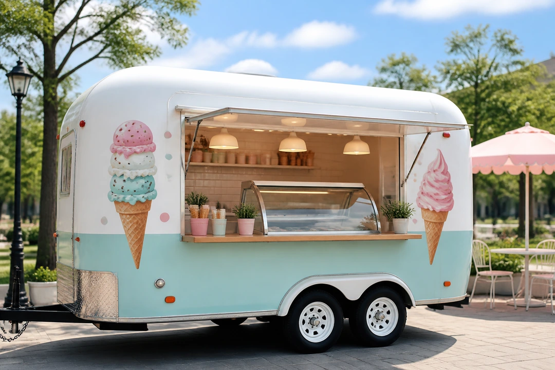 Ice Cream Trailer Setup Guide: Equipment, Power, and Service Flow