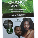 RED Color Change Shampoo Dark Brown 3 pcs pack
