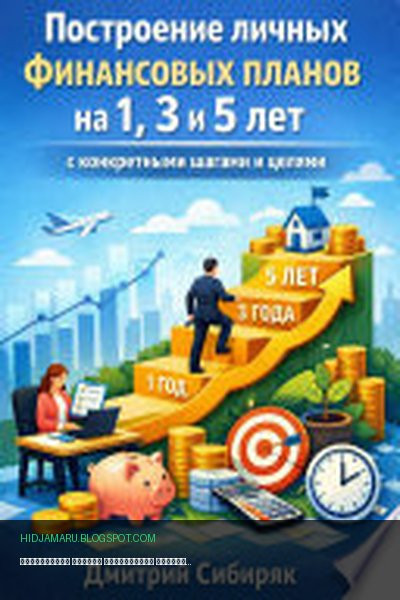 Обложка книги «Построение личных финансовых планов на 1. 3 и 5 лет с конкретными шагами и целями» - Дмитрий Сибиряк