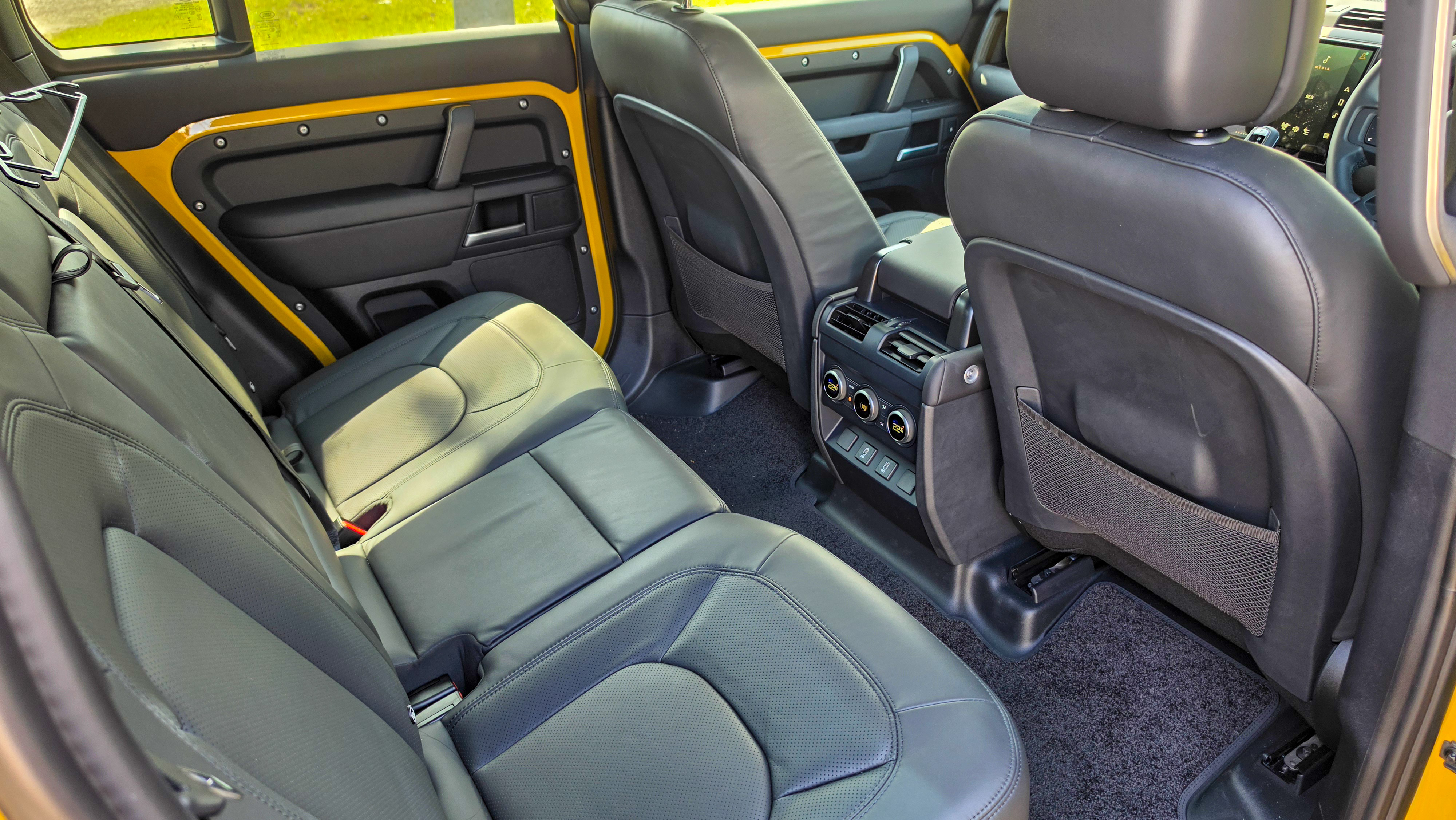 Defender 110 Trophy Edition rear seats