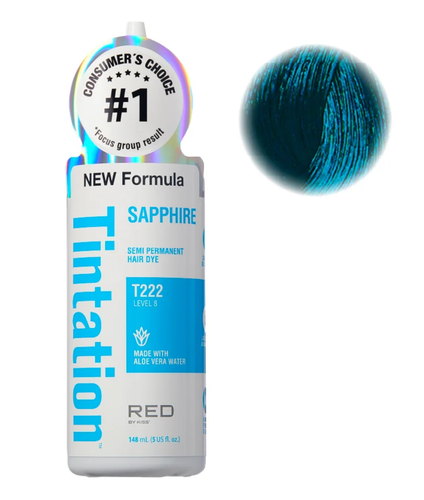 Red by Kiss Tintation Semi Permanent Hair Dye T222 Sapphire.png