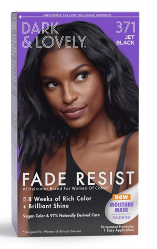 Dark & Lovely Fade Resist Hair Color 371 Jet Black.png