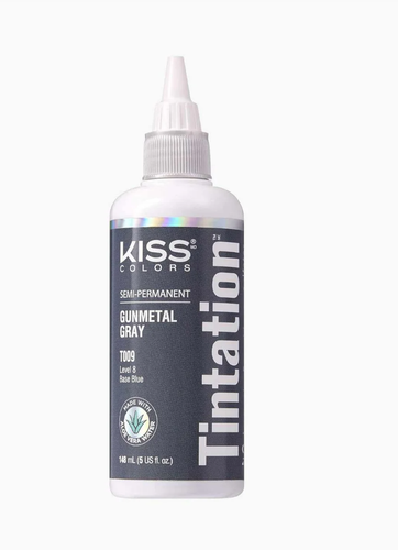 Red by Kiss Tintation Semi Permanent Hair Dye T009 Gunmetal Gray.png