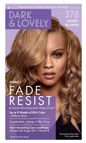 Dark & Lovely Fade Resist Hair Color 378 Honey Blonde.png