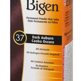 Bigen Permanent Powder Hair Color 37 Dark Auburn