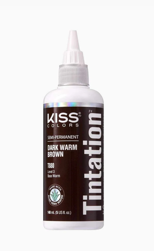 Red by Kiss Tintation Semi Permanent Hair Dye T880 Dark Warm Brown.png