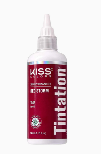 Red by Kiss Tintation Semi Permanent Hair Dye T542 Red Storm.png