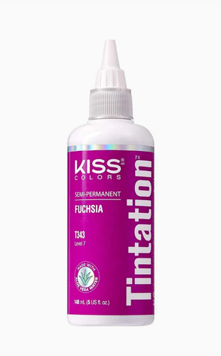 Red by Kiss Tintation Semi Permanent Hair Dye T343 Fuchsia.png