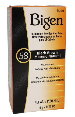 Bigen Permanent Powder Hair Color 58 Black Brown.png