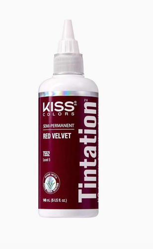 Red by Kiss Tintation Semi Permanent Hair Dye T552 Red Velvet.png