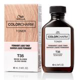 Wella Color Charm Permanent Liquid Toner T35 Beige Blonde