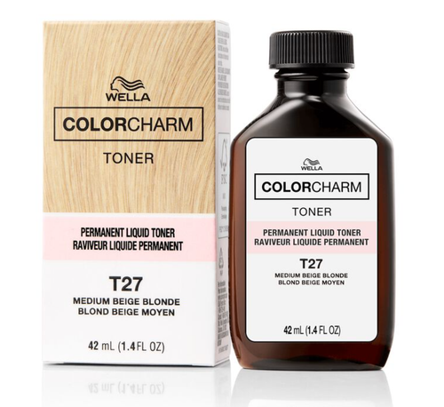 Wella Color Charm Permanent Liquid Toner T27 Medium Beige Blonde.png